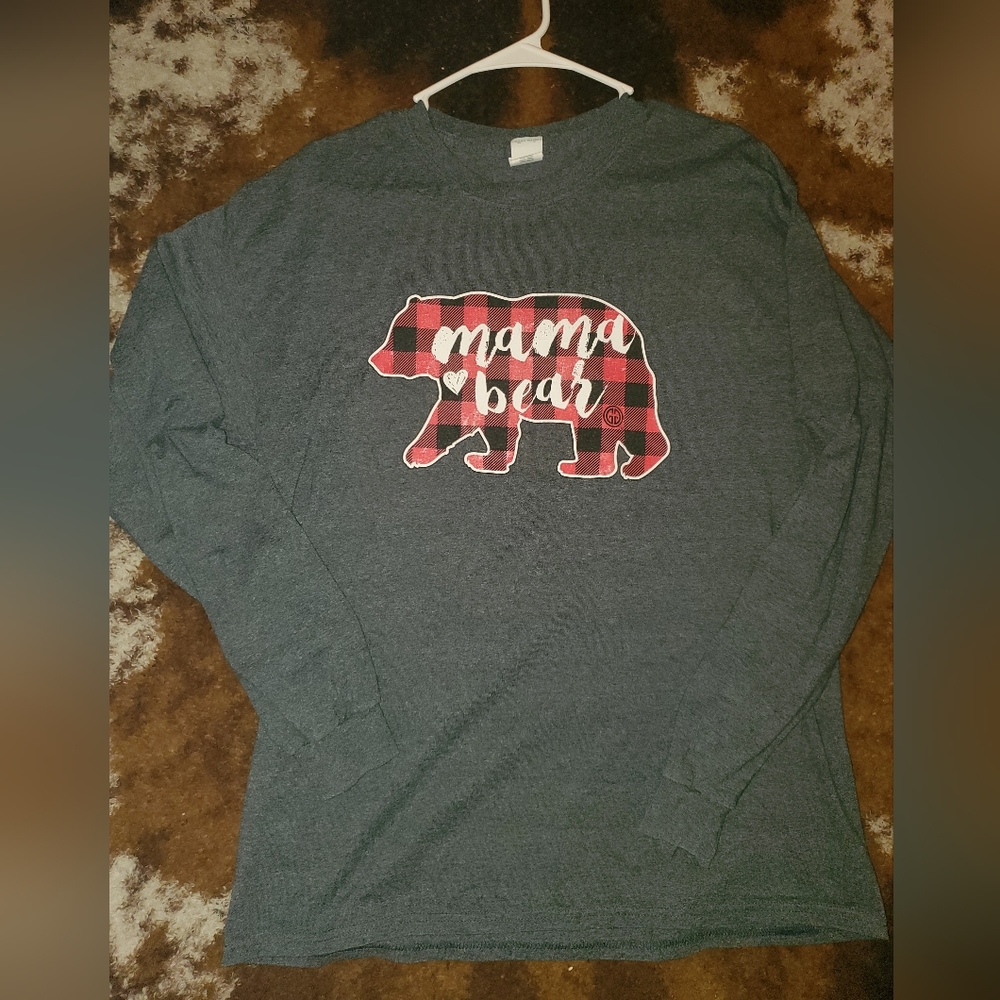 Girlie Girl Original Large Long Sleeve MaMa Bear Shirt